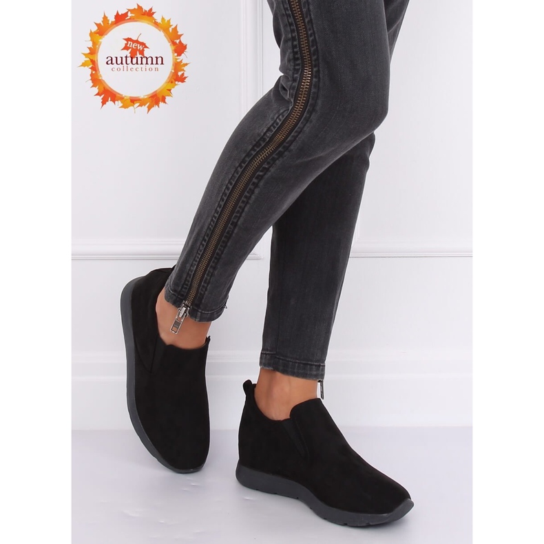 Crne cipele na skrivenom klinu crne ZY-7K67 Crne crna 1