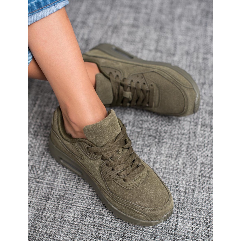 SHELOVET Tamnozelene sportske cipele zelena 1