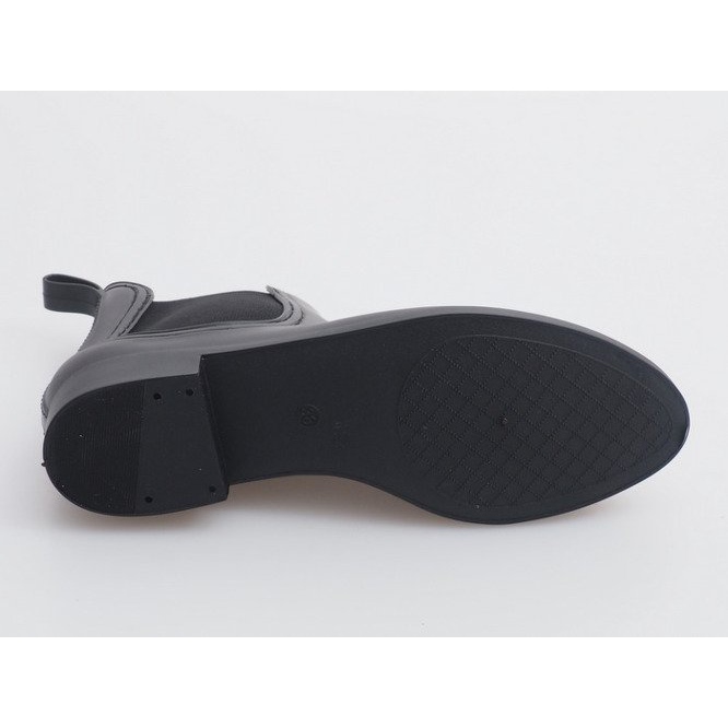 Kratke čizme za kišu s gumom 608 crne crna 2