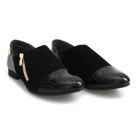 Klasične cipele s patentnim zatvaračem MS164 Crna 1