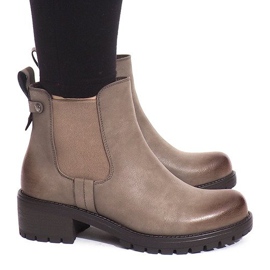 Tople čizme BH56-KB Khaki raznobojna zelena 1