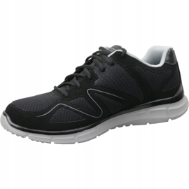 Skechers Satisfaction M 58350-BKGY Cipele crno 1