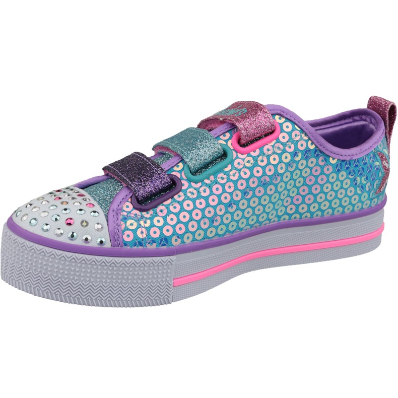 Skechers Twinkle Lite Jr 20062L-TQMT plave cipele plava raznobojna 1