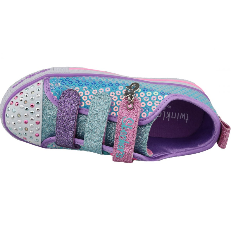 Skechers Twinkle Lite Jr 20062L-TQMT plave cipele plava raznobojna 2