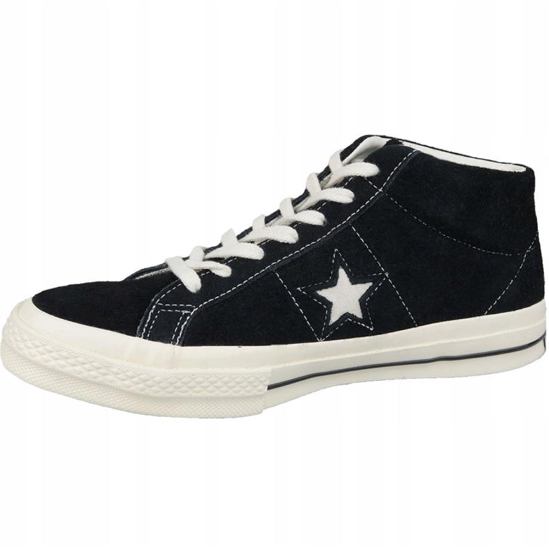 Converse cipele One Star Ox Mid Vintage Suede M 157701C crna 1