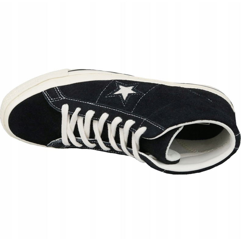 Converse cipele One Star Ox Mid Vintage Suede M 157701C crno 2