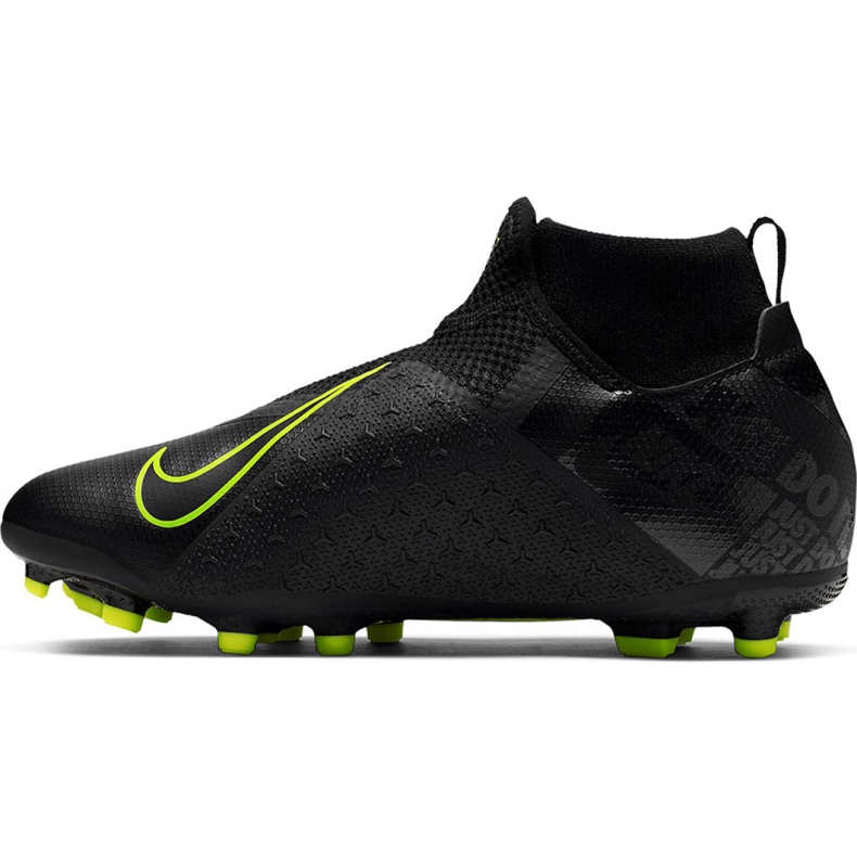 Nike Phantom Vsn Academy Df FG / MG Jr AO3287-007 nogometne cipele crno crno 1