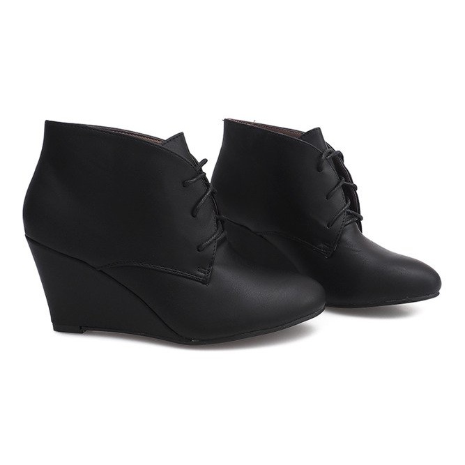 Klinovi na čizmama na klin 1177B crni crna 2