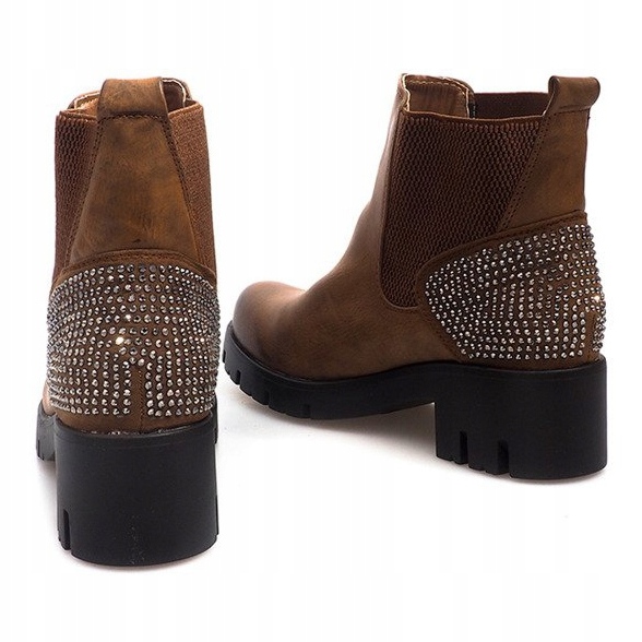 Visoke čizme 6055 smeđe smeđa 1