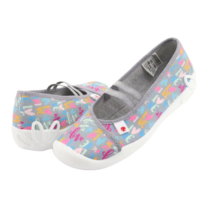 Befado dječje cipele 116Y261 plava ružičasta siva zelena žuta boja 4