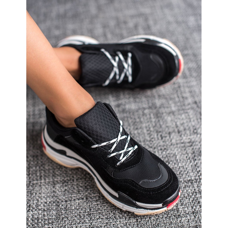 SHELOVET Ležerne sportske cipele crno raznobojna 1