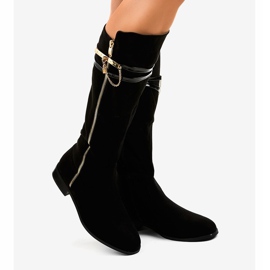 Crne tople čizme 7570-PG crno 2