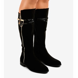 Crne tople čizme 7570-PG crna 1