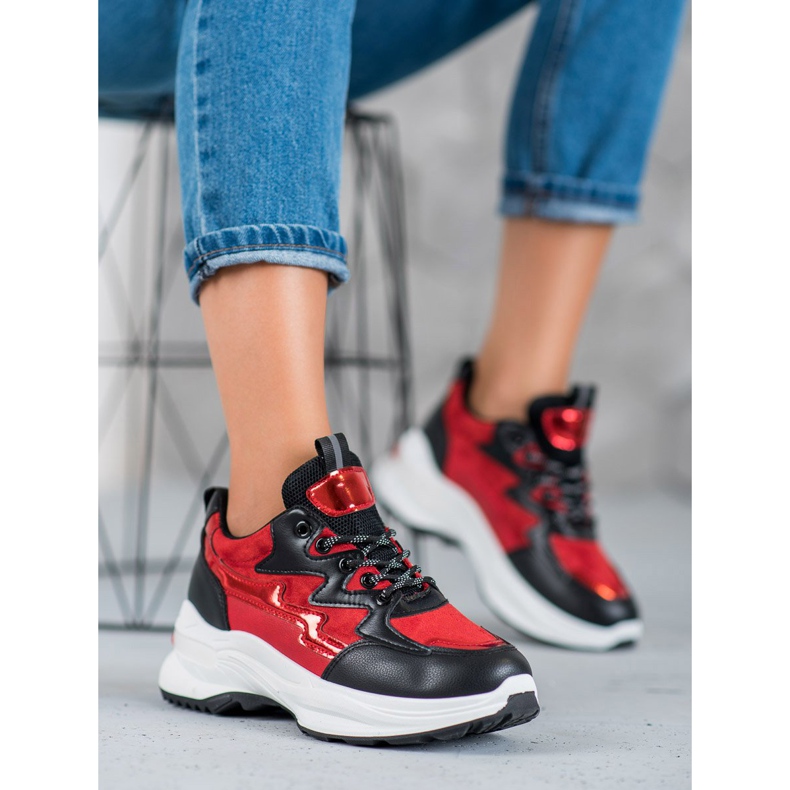 SHELOVET Sportske cipele crvena višebojan 2