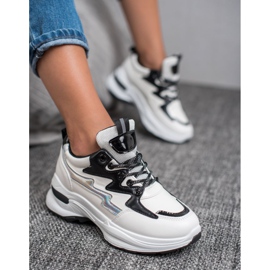 SHELOVET Sportske cipele od eko kože bijela višebojan 1