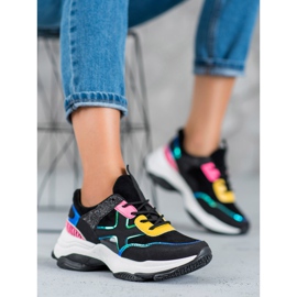 SHELOVET Modne sportske cipele crna 2