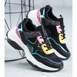 SHELOVET Modne sportske cipele crno 1