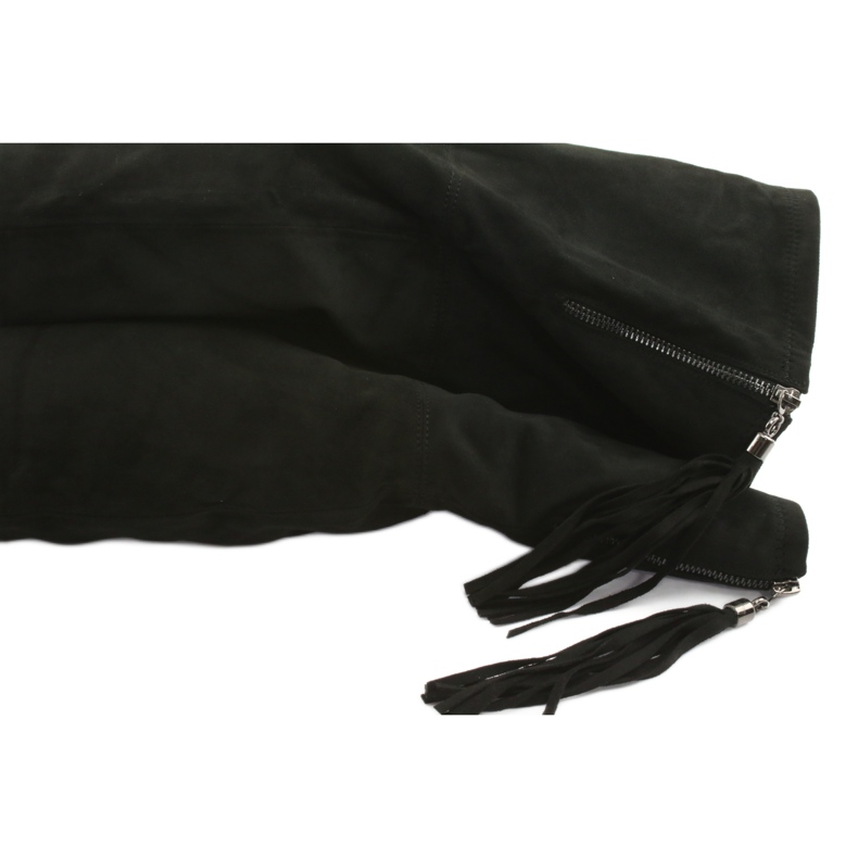 Crne čizme od antilopa Filippo 514 crno 5