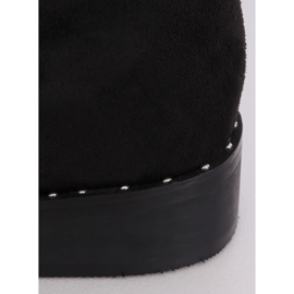 Crne čizme od antilopa QT04P Crna 2