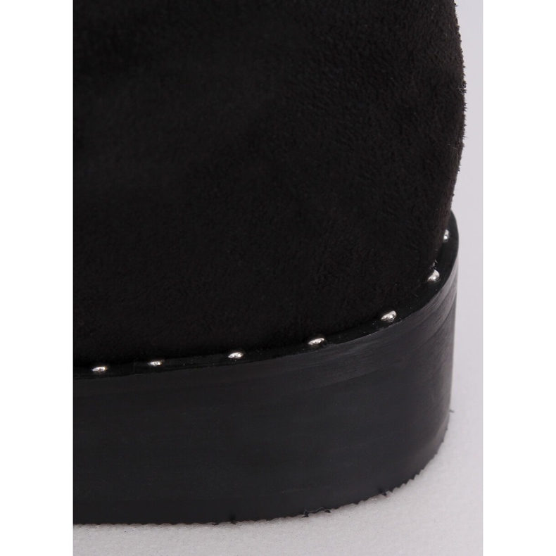 Crne čizme od antilopa QT04P Crna 2