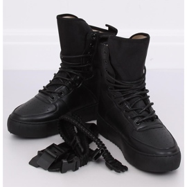 Crne Y-027 Crne sportske cipele crno 1