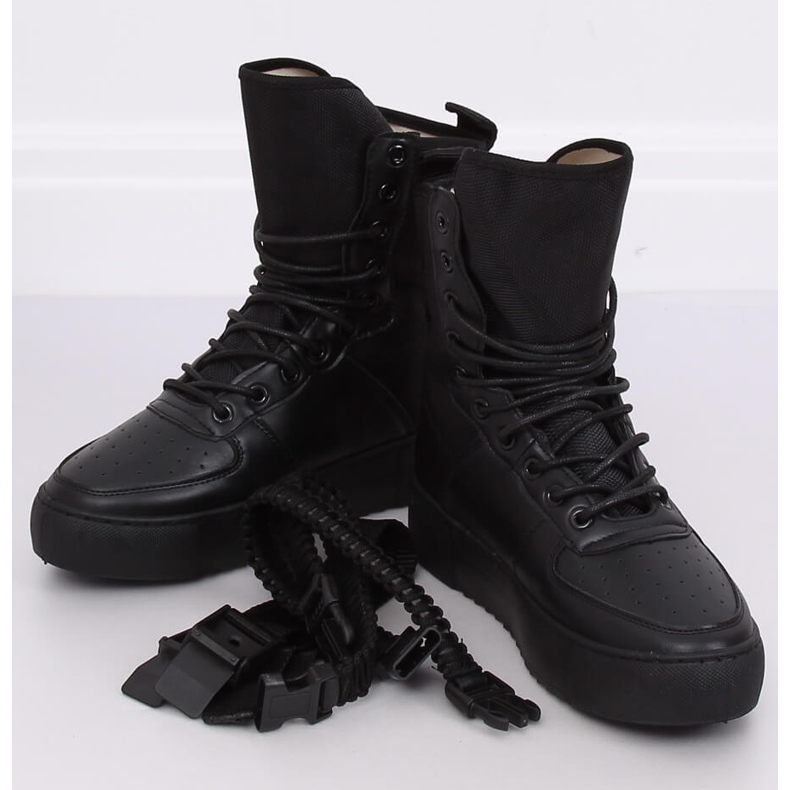 Crne Y-027 Crne sportske cipele crno 1