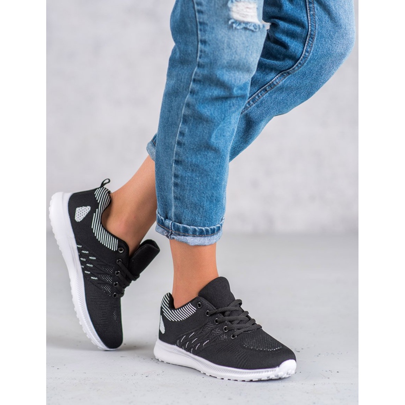 SHELOVET Lagane sportske cipele crno 2