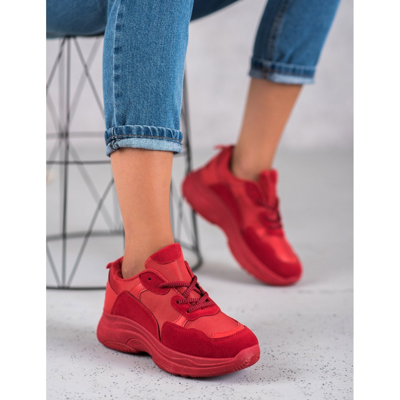 SHELOVET Crvene sportske cipele crvena 2