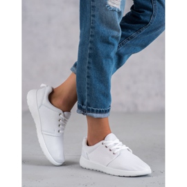 SHELOVET Tekstilna sportska obuća bijela 2