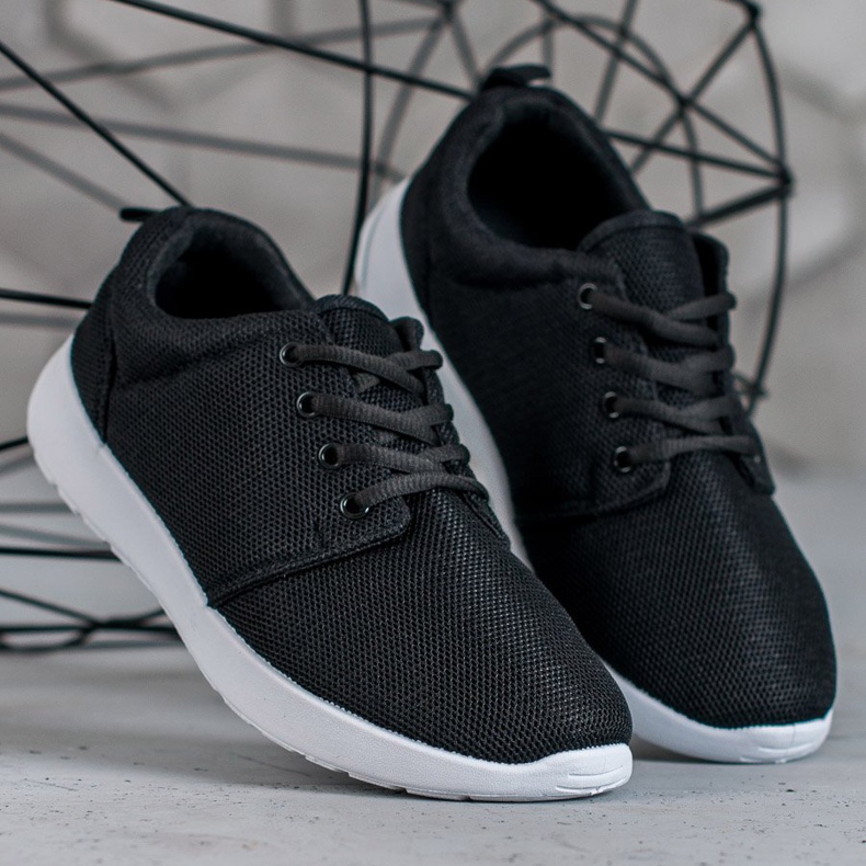 SHELOVET Tekstilna sportska obuća crno 2