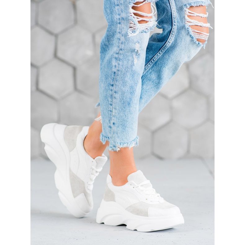 Seastar Sportska obuća na platformi bijela 1