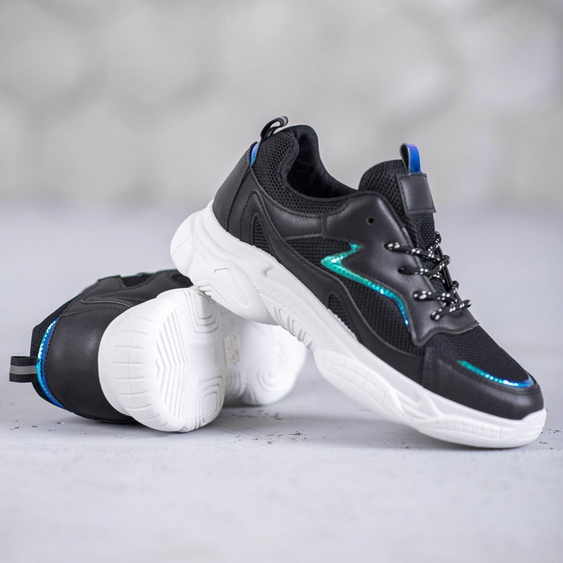 SHELOVET Klasične sportske cipele crna 1