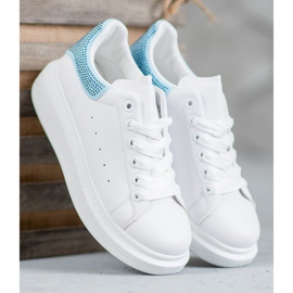 Yes Mile Sportske cipele s kristalima bijela 1