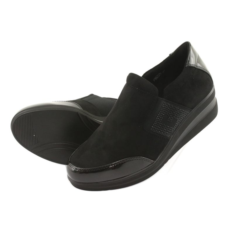 Crne cipele na klin Sergio Leone 225 crno 4