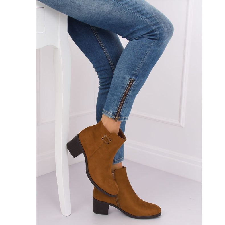 Camel 8B982 Camel čizme na visoku petu smeđa 1