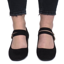 Crne pumpe na stupu Tamara crna 2