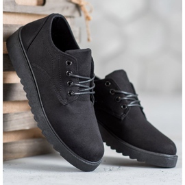 SHELOVET Cipele od antilopa crno 2