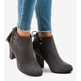 Sive antilop čizme na stupu JA75 siva 2