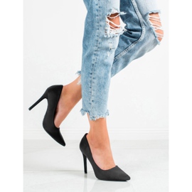 Diamantique Klasične crne visoke potpetice crno 1