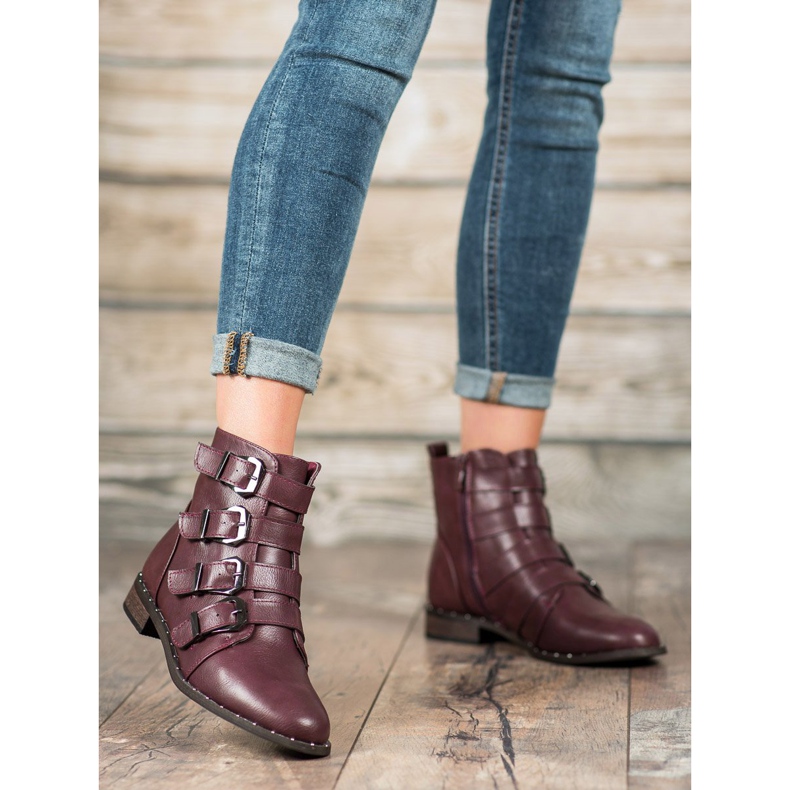 Cm Paris Čizme sa kopčama crvena 1