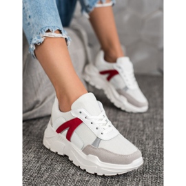 SHELOVET Sportske tenisice bijela crvena višebojan 1