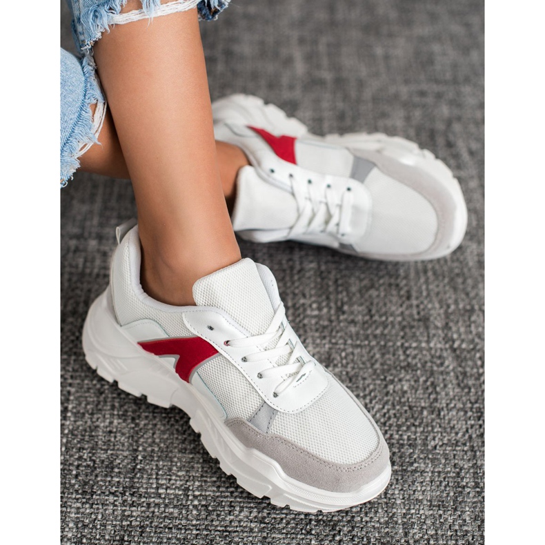 SHELOVET Sportske tenisice bijela crvena raznobojna 2