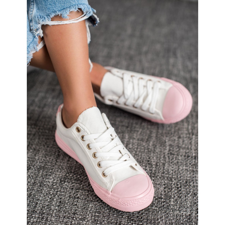 EXQUILY Šarene tenisice bijela 1