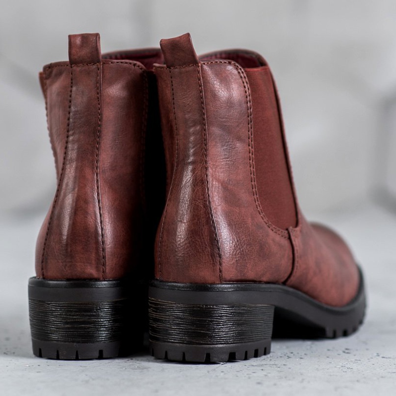 Jennika Čizme na platformi crvena 2