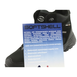 American Club Američke zimske čizme za treking s membranom crna 5