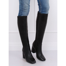 Crna klasična visoka potpetica 5319 Crna 2