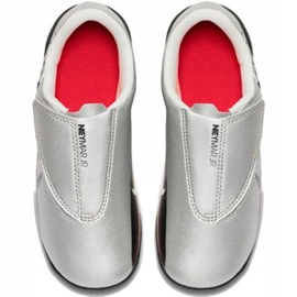 Nike Mercurial Vapor 13 Club Neymar Mg PS (V) Jr AT8164-006 nogometne cipele crna siva 2