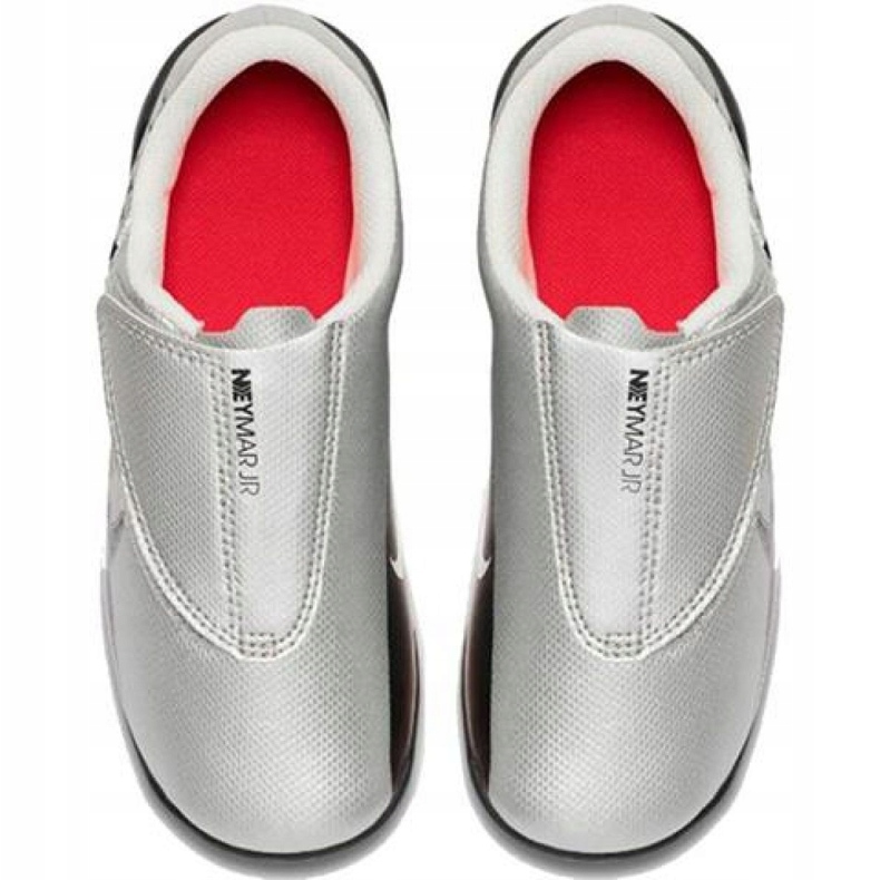 Nike Mercurial Vapor 13 Club Neymar Mg PS (V) Jr AT8164-006 nogometne cipele crno siva 2