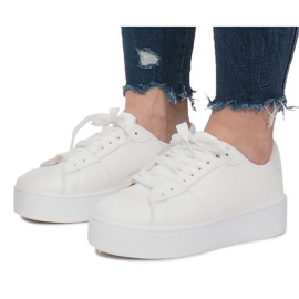 Bijele tenisice na platformi Livet De Lux bijela 2