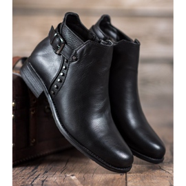 Cm Paris Čizme na ravnu petu crno 1